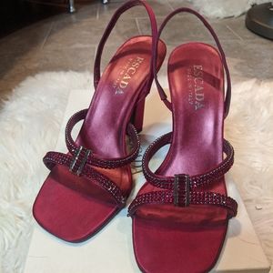 Escada red pumps